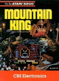 Mountain King Atari 5200 US box art